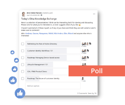Workplace from Facebook Poll