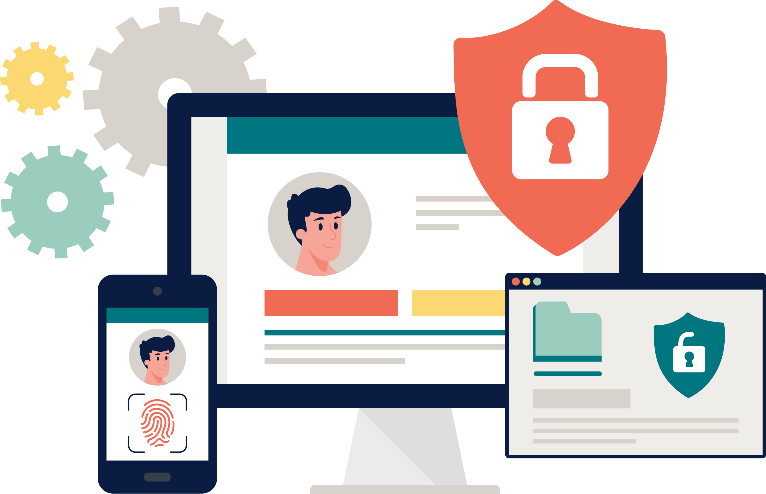 Illustrasjon Privileged Access Management (PAM)